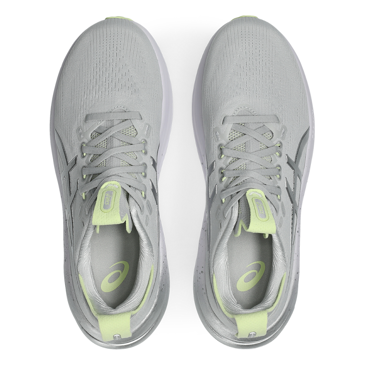 ASICS GEL-Nimbus 28 Platinum Men's - Platinum/Glow Green - product view 3