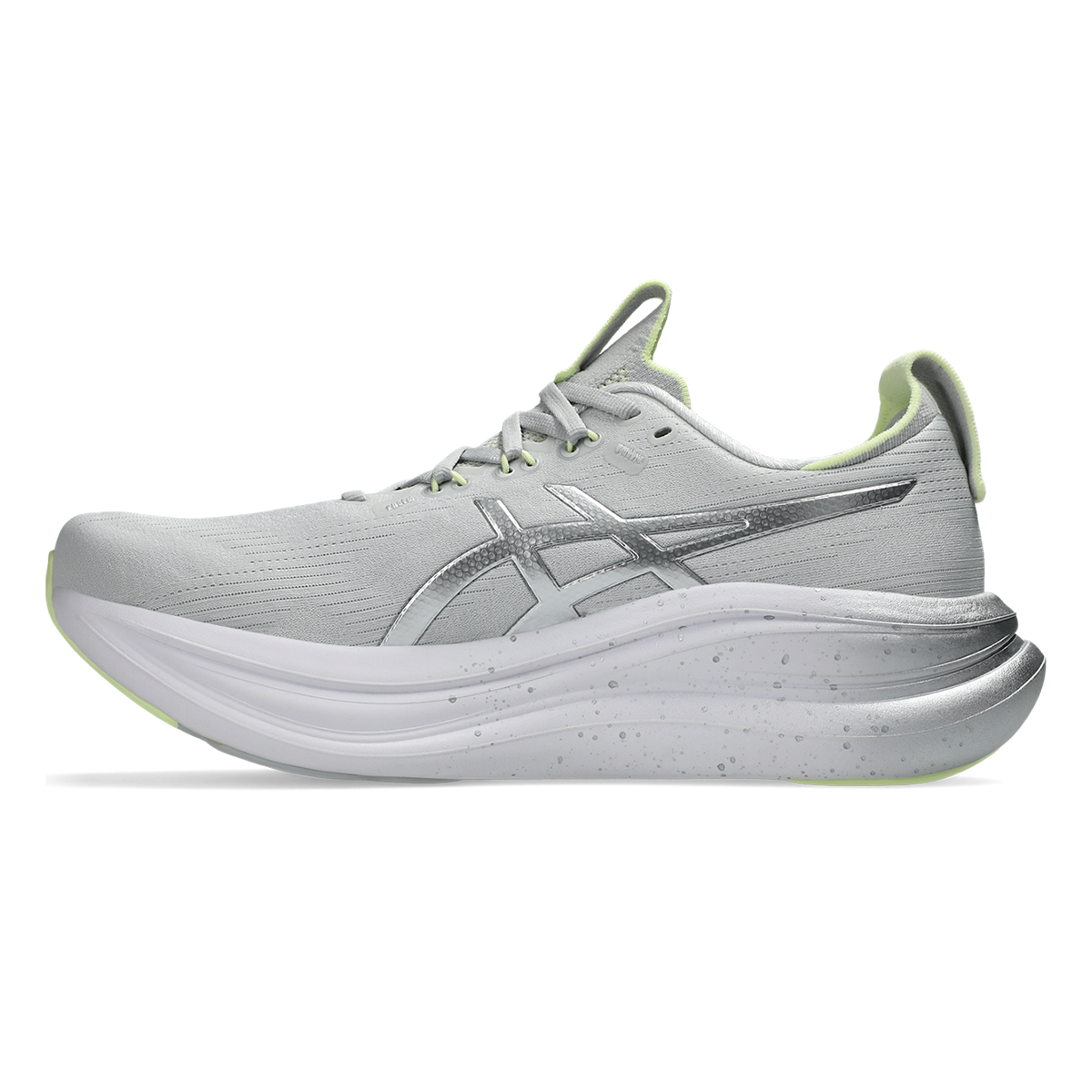 ASICS GEL-Nimbus 28 Platinum Men's - Platinum/Glow Green - product view 2