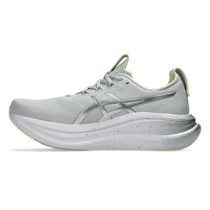 ASICS GEL-Nimbus 28 Platinum Men's - Platinum/Glow Green - product view 2