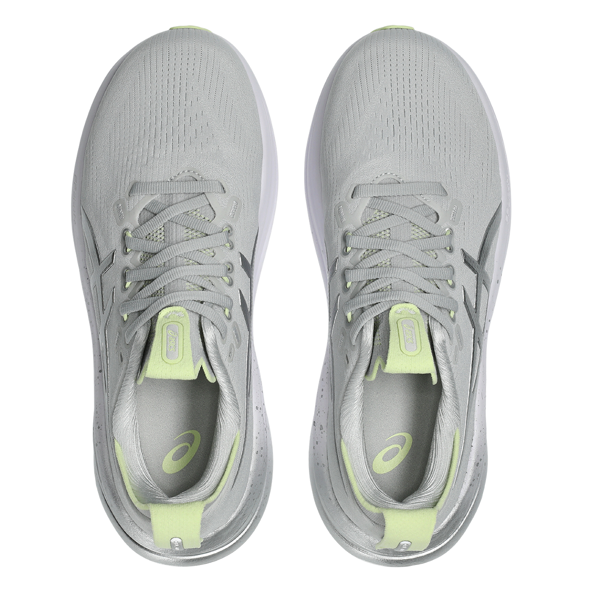 ASICS GEL-Nimbus 28 Platinum Women's - Platinum/Glow Green - product view 3