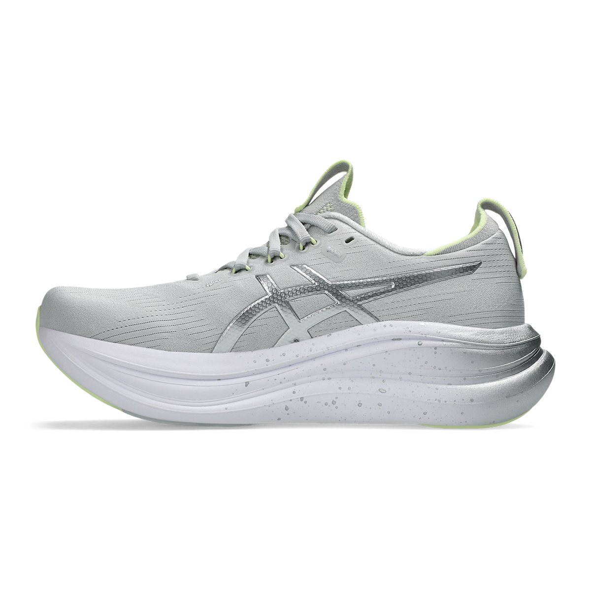 ASICS GEL-Nimbus 28 Platinum Women's - Platinum/Glow Green - product view 2