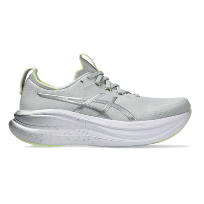 ASICS GEL-Nimbus 28 Platinum Women's - Platinum/Glow Green - product view 1