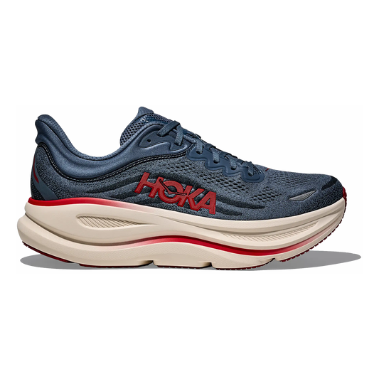 HOKA Bondi 9 Men's - Thunder Cloud/Vermillion - product view 1
