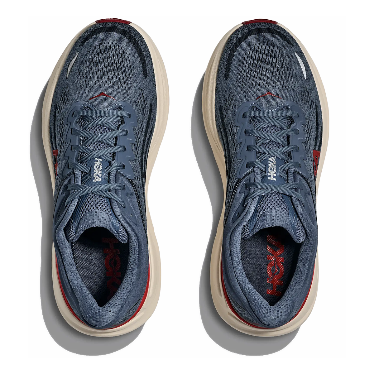 HOKA Bondi 9 Men's - Thunder Cloud/Vermillion - product view 3