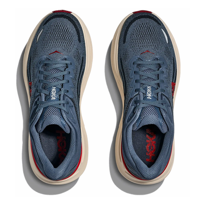 HOKA Bondi 9 Men's - Thunder Cloud/Vermillion - product view 3