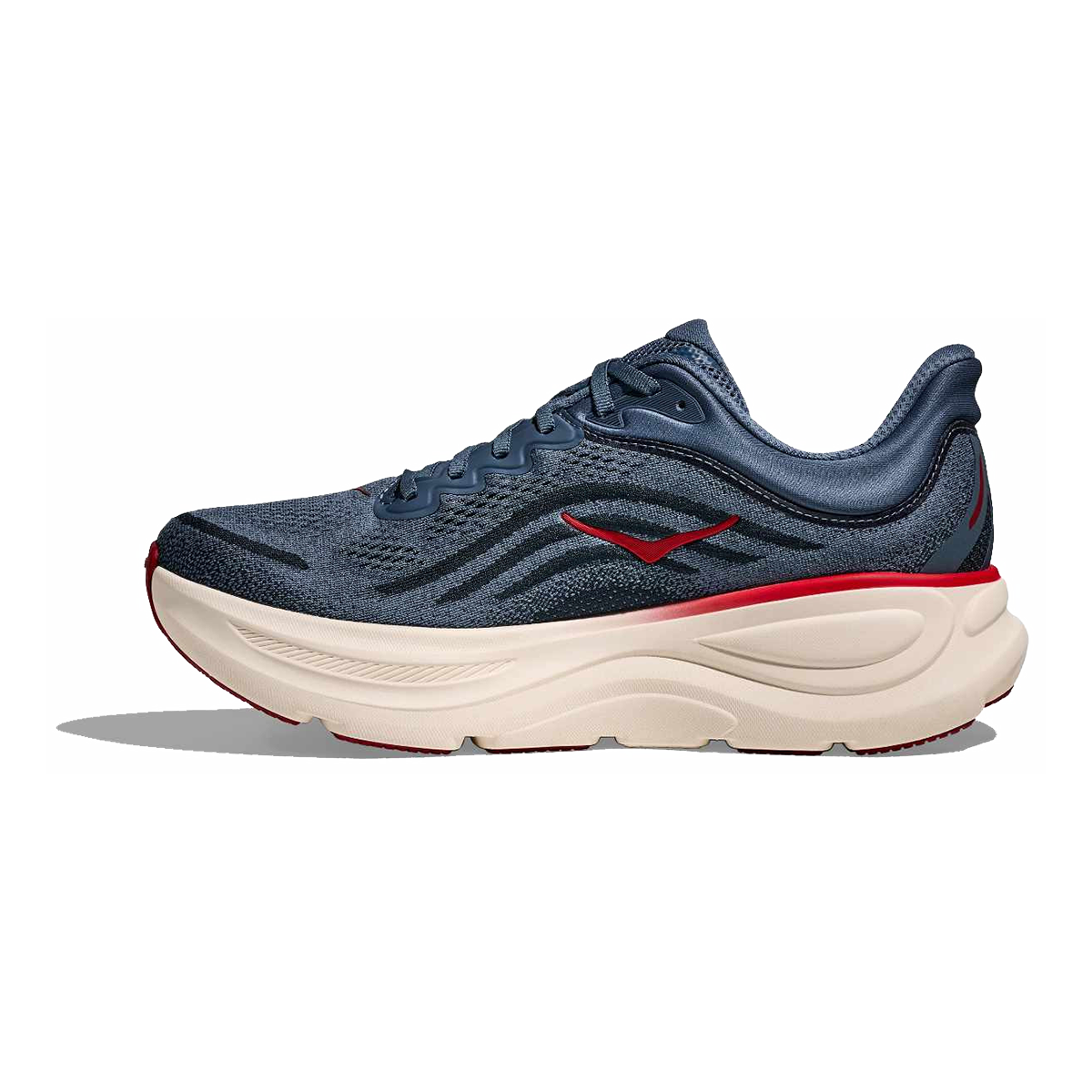 HOKA Bondi 9 Men's - Thunder Cloud/Vermillion - product view 2