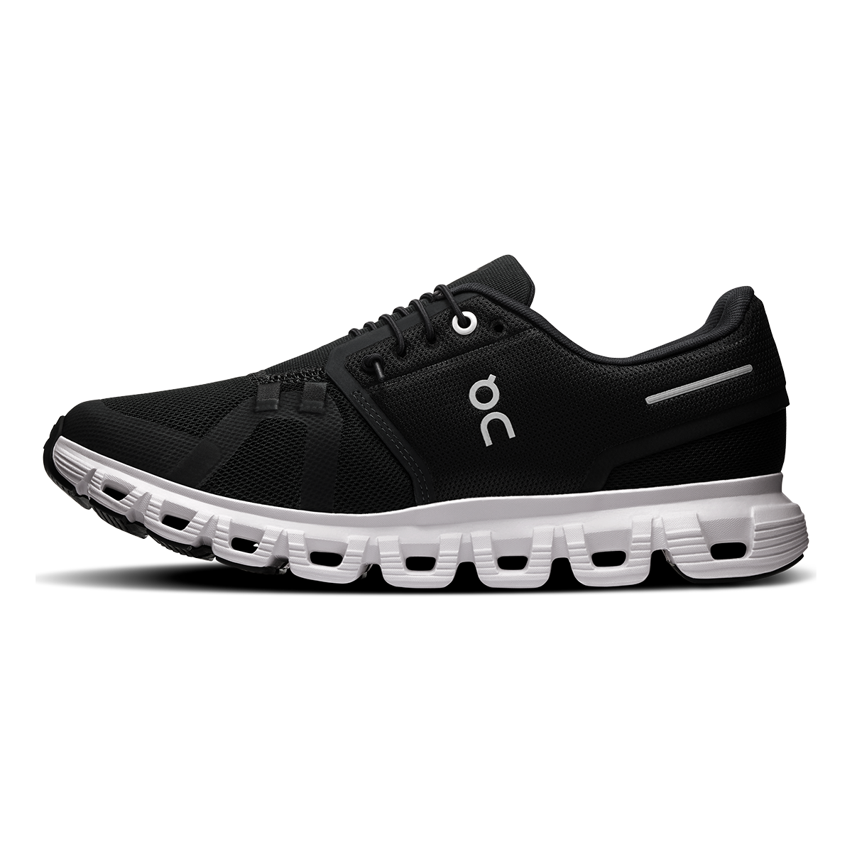 On Cloud 6 Men's - Black/White - product view 2
