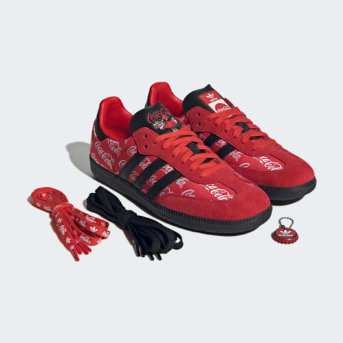 adidas Samba OG x Coca-Cola in Multicolor / Core Black / Cloud White - view 2