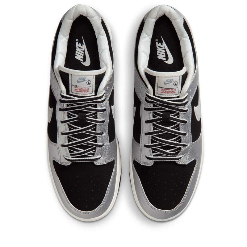 Nike Dunk Low Retro 'Varsity' Men's - Metallic Silver/Black - product view 4