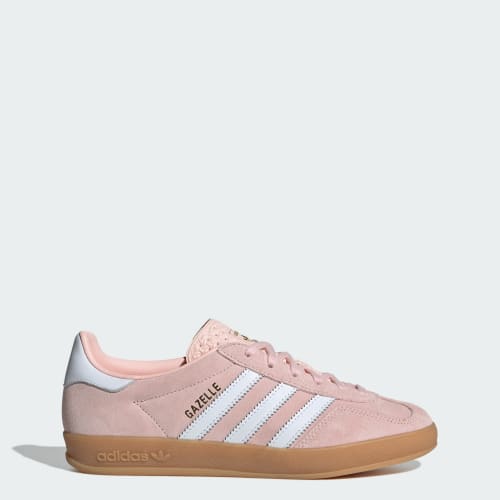 adidas Gazelle Indoor in Sandy Pink / Cloud White / Gum