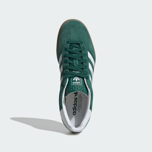 adidas Gazelle Indoor in Collegiate Green / Cloud White / Gum - view 2