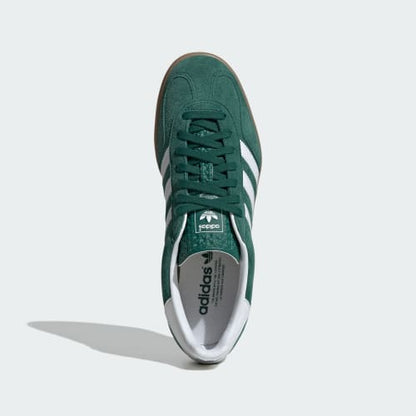 adidas Gazelle Indoor in Collegiate Green / Cloud White / Gum - view 2