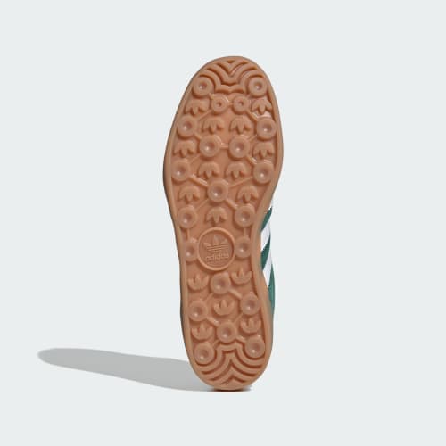 adidas Gazelle Indoor in Collegiate Green / Cloud White / Gum - view 3