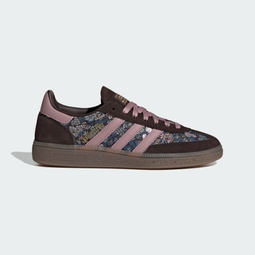 adidas Handball Spezial x Liberty London in Aurora Coffee / Magic Mauve / Gum - view 1