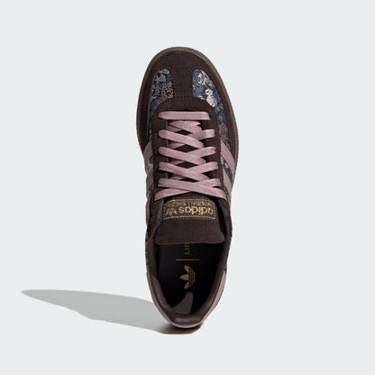 adidas Handball Spezial x Liberty London in Aurora Coffee / Magic Mauve / Gum - view 2