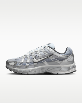Nike P-6000 in White / Metallic Silver / Black