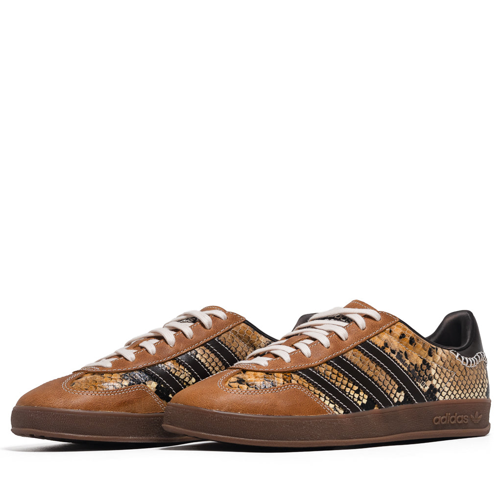 adidas Wales Bonner x adidas Gazelle Snake Men's - Dark Brown/Wonder White - product view 2