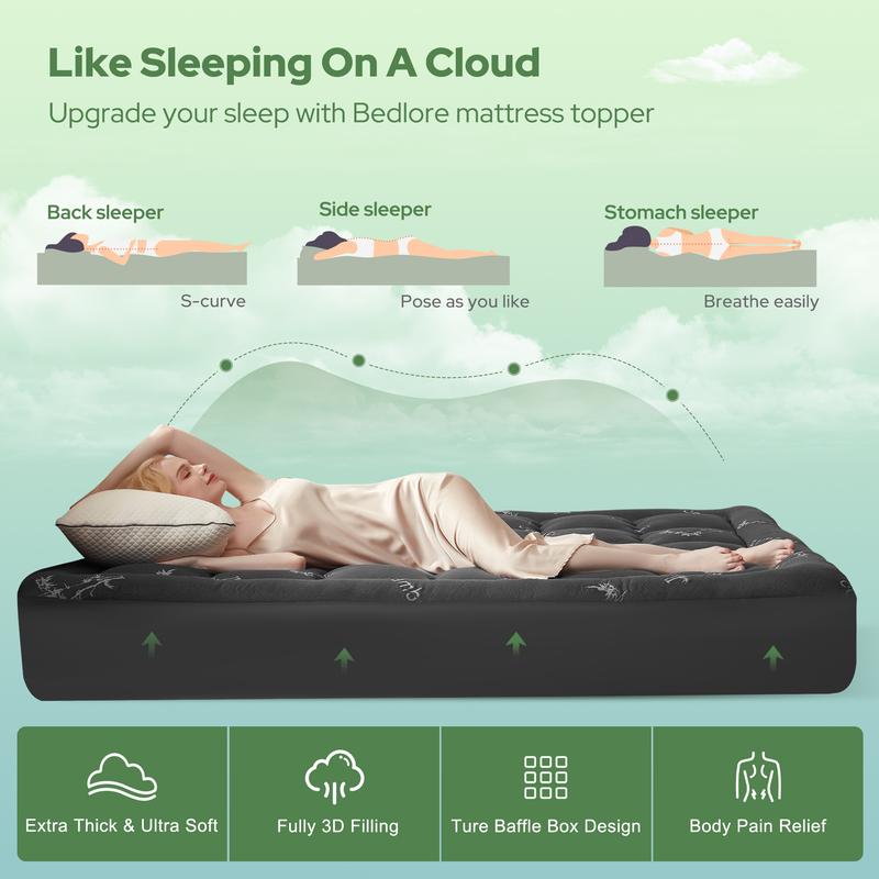 Bamboo Cloud Mattress Topper