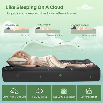Bamboo Cloud Mattress Topper