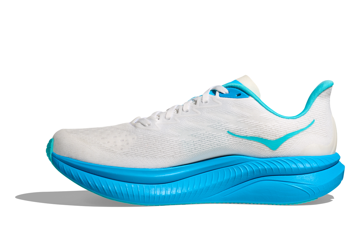 HOKA Mach 6 in White / Skyward Blue - view 3