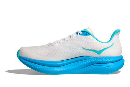 HOKA Mach 6 in White / Skyward Blue - view 3