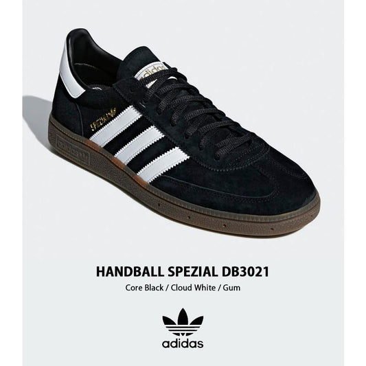 adidas Handball Spezial in Core Black / Cloud White / Gum