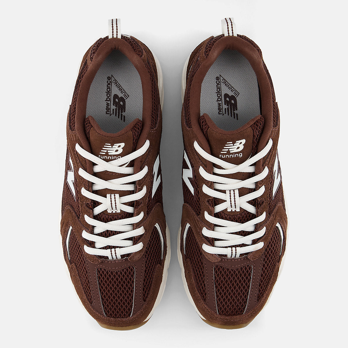 New Balance 530 in Pumpernickel / Sea Salt - view 3