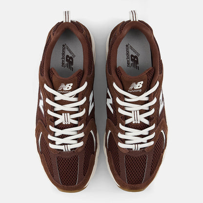 New Balance 530 in Pumpernickel / Sea Salt - view 3